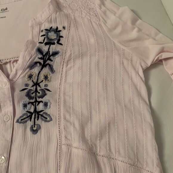 FLUTTER & KICK Tunic, Long Sleeve, 100%Cotton. Size M - Picture 9 of 10